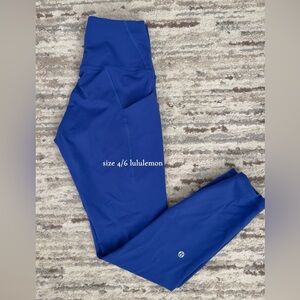 lululemon athletica Vibrant Blue Leggings